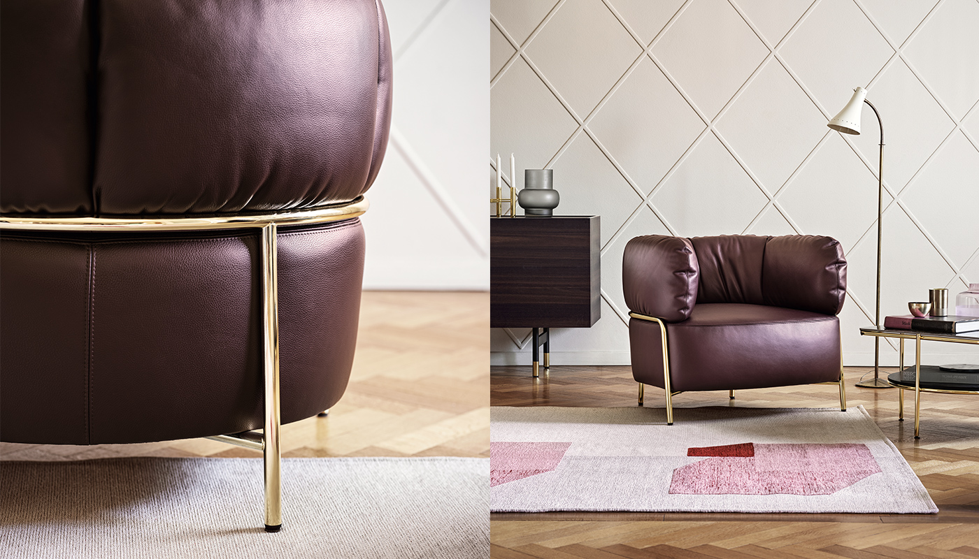 Calligaris quadrotta Contemporary Armchair Fabric • Leather CS3409 Calligaris Toronto