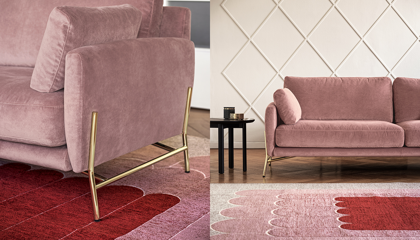 Calligaris le marais Contemporary Sofa Fabric • Leather CS3413