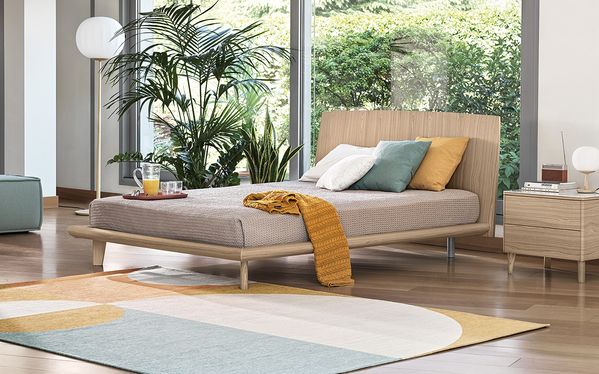 Calligaris dixie Modern Wooden Platform Bed CS6045 Calligaris Toronto