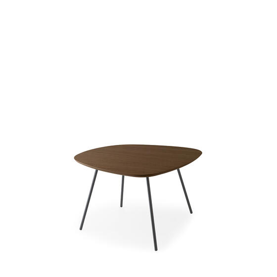Tweet: Shaped top end table with metal base | Calligaris Toronto Store