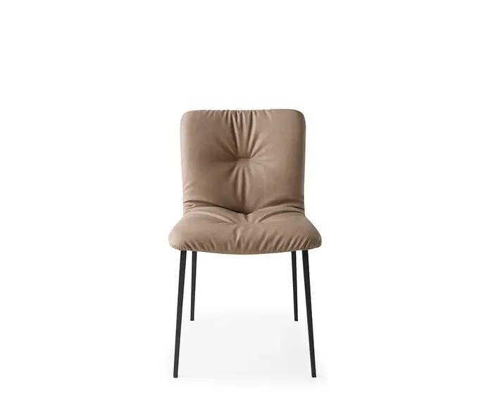 Annie: Chair with plush seat and wooden base | Calligaris Toronto