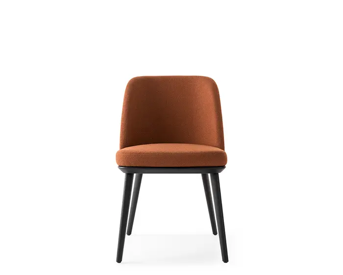 Foyer: Upholstered chair with wooden base | Calligaris Toronto Store