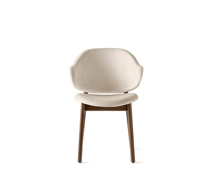 Inès: Upholstered chair with wooden frame | Calligaris Toronto Store