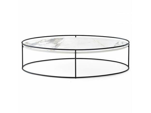 calligaris glass coffee table