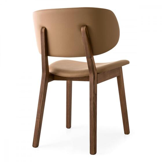Claire: Wooden chair with upholstered seat and back | Calligaris