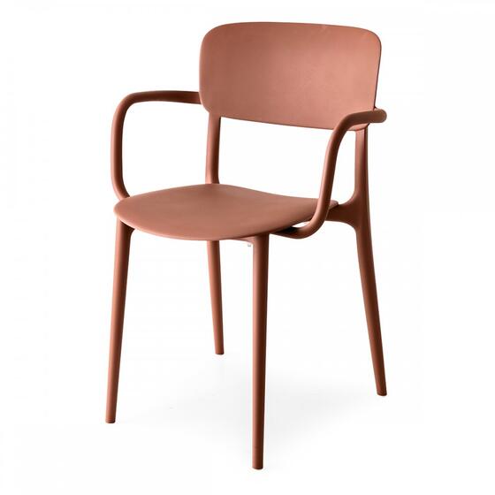 Calligaris / カリガリス LIBERTY Liberty: Stackable plastic armchair for outdoor | Calligaris
