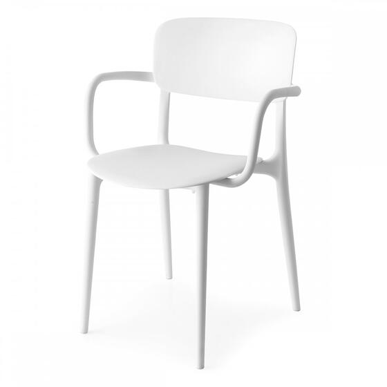 Liberty: Stackable plastic armchair for outdoor | Calligaris