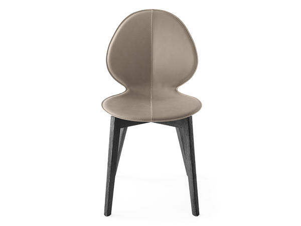 Basil Chair with wooden base CS1348 | Calligaris