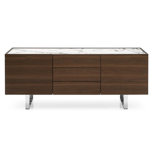 Horizon Ceramic top sideboard with drawer 2 Compartments • 2 Doors • 3  Drawers CS6017-5 | Calligaris