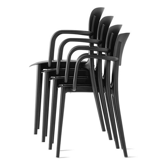 Liberty: Stackable plastic armchair for outdoor | Calligaris