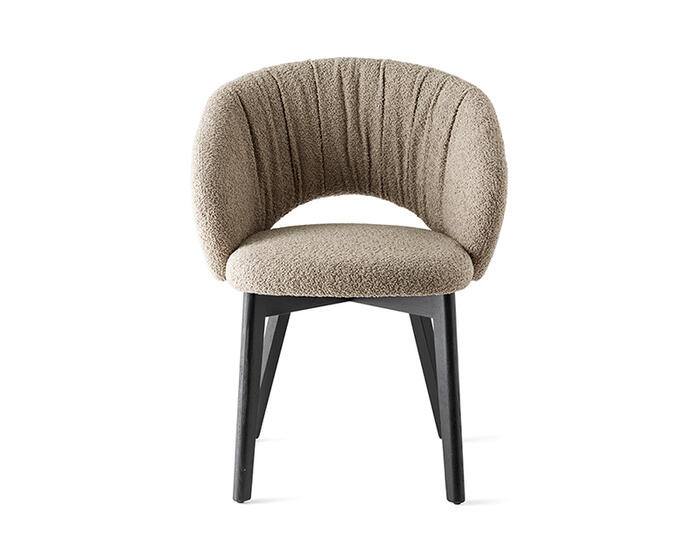 Anime: Padded armchair with wooden legs | Calligaris Toronto Store