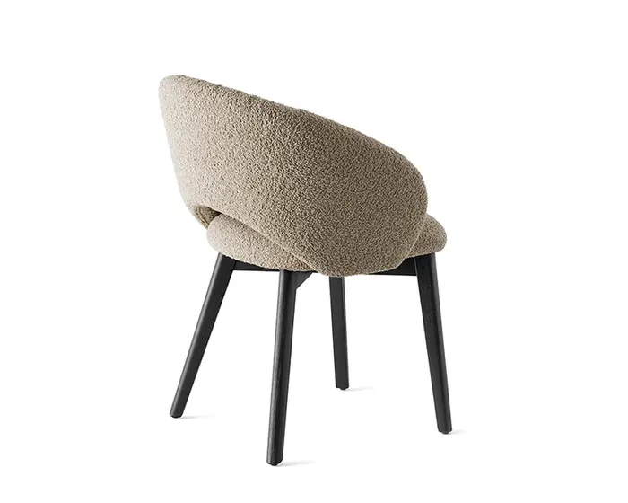 Anime: Padded armchair with wooden legs | Calligaris Toronto Store