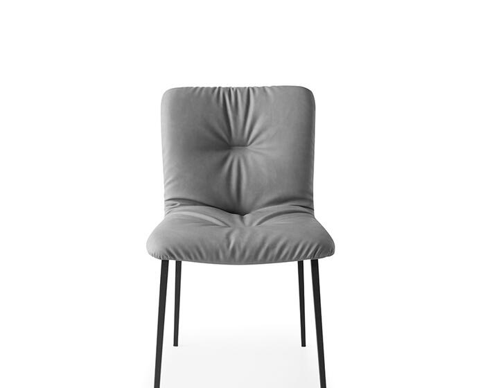 Annie: Chair with plush seat and metal base | Calligaris Toronto Store