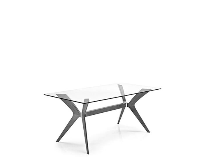 Tokyo: Table with rectangular top and wooden legs | Calligaris