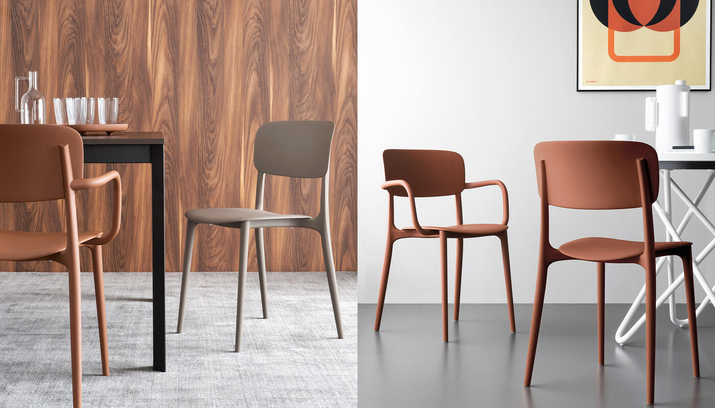 Liberty: Stackable plastic chair for outdoor | Calligaris Toronto